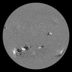 Image of Sun's magnetic field