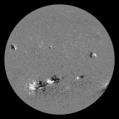 Image of Sun's magnetic field