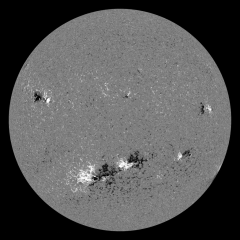 Image of Sun's magnetic field