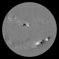 Image of Sun's magnetic field