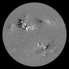 Image of Sun's magnetic field