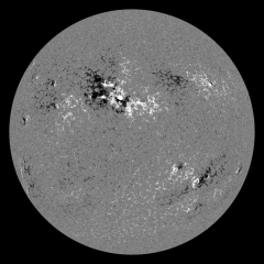 Image of Sun's magnetic field