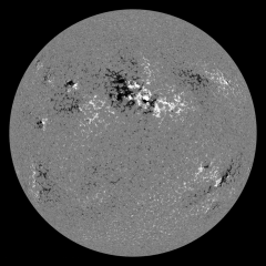 Image of Sun's magnetic field