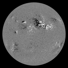 Image of Sun's magnetic field