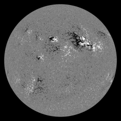 Image of Sun's magnetic field