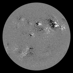 Image of Sun's magnetic field