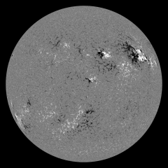 Image of Sun's magnetic field