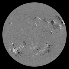 Image of Sun's magnetic field