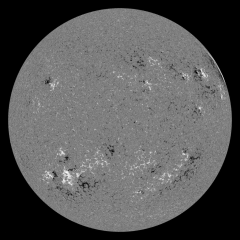 Image of Sun's magnetic field