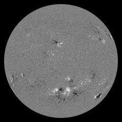 Image of Sun's magnetic field