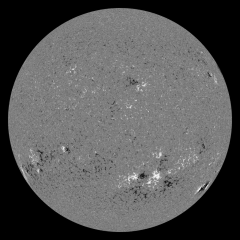 Image of Sun's magnetic field