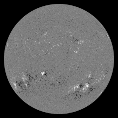 Image of Sun's magnetic field