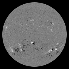 Image of Sun's magnetic field