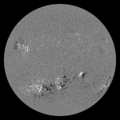 Image of Sun's magnetic field