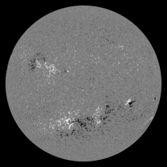 Image of Sun's magnetic field