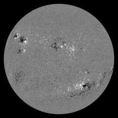 Image of Sun's magnetic field