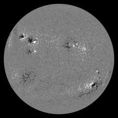 Image of Sun's magnetic field