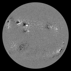 Image of Sun's magnetic field