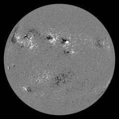 Image of Sun's magnetic field