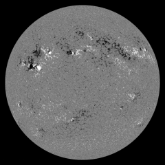 Image of Sun's magnetic field