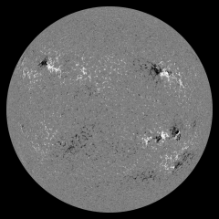 Image of Sun's magnetic field