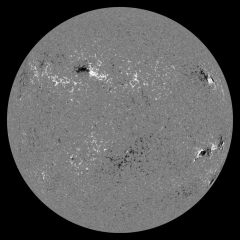 Image of Sun's magnetic field