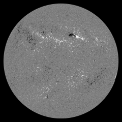 Image of Sun's magnetic field