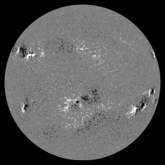 Image of Sun's magnetic field