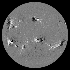 Image of Sun's magnetic field