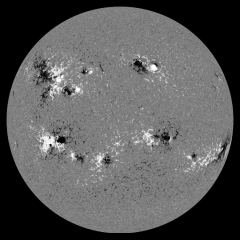 Image of Sun's magnetic field