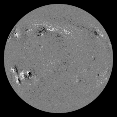 Image of Sun's magnetic field