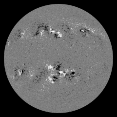 Image of Sun's magnetic field