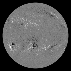 Image of Sun's magnetic field