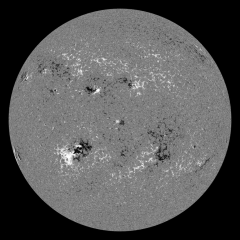 Image of Sun's magnetic field