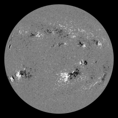 Image of Sun's magnetic field