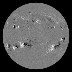 Image of Sun's magnetic field