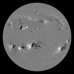 Image of Sun's magnetic field