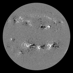 Image of Sun's magnetic field