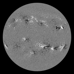 Image of Sun's magnetic field