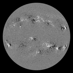 Image of Sun's magnetic field