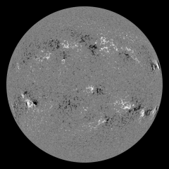 Image of Sun's magnetic field