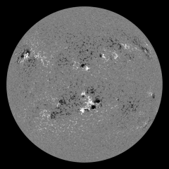 Image of Sun's magnetic field