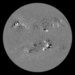 Image of Sun's magnetic field