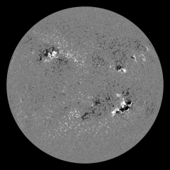 Image of Sun's magnetic field