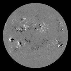 Image of Sun's magnetic field