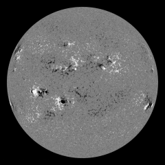 Image of Sun's magnetic field