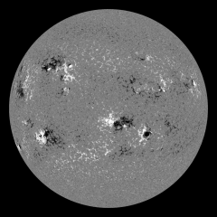 Image of Sun's magnetic field