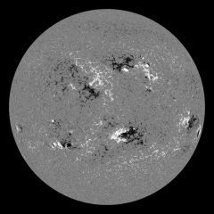 Image of Sun's magnetic field