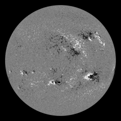 Image of Sun's magnetic field