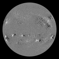 Image of Sun's magnetic field